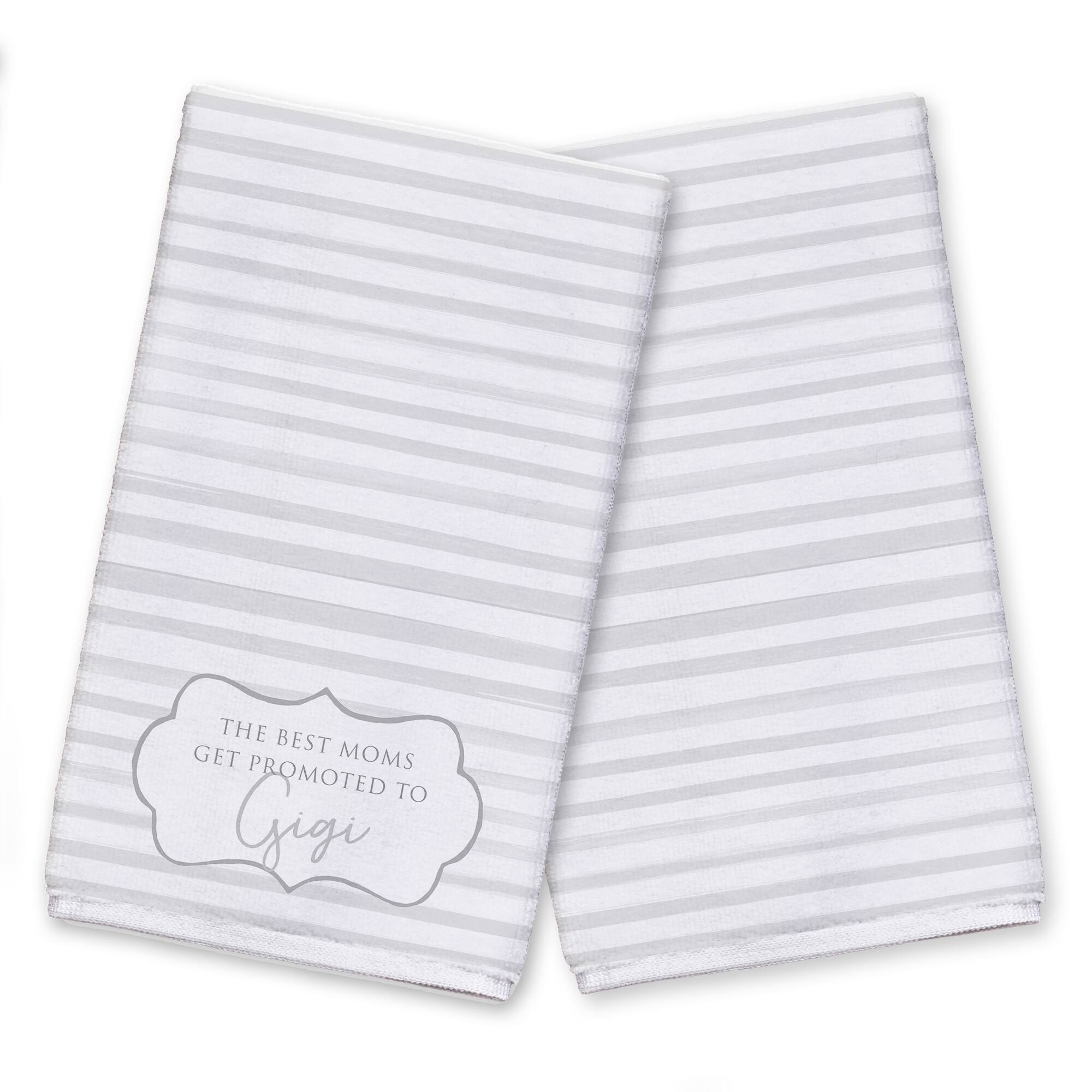 The Best Moms Get Promoted to Gigi Tea Towel Set